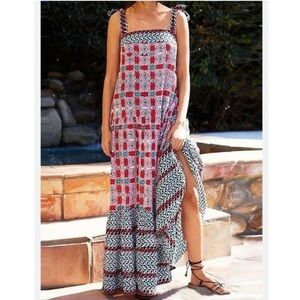 Ro’s Garden Dress Vail Maxi in Ivan Red
